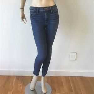Frame Denim Addison Medium Wash Stretch Le High Skinny Jeans 25